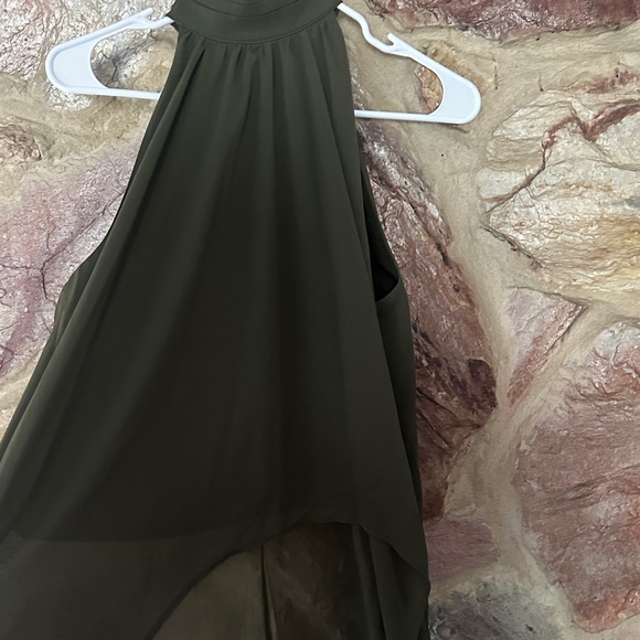 Commense Semi-Sheer Halter-Neck Chiffon Long Top size small - Picture 4 of 6
